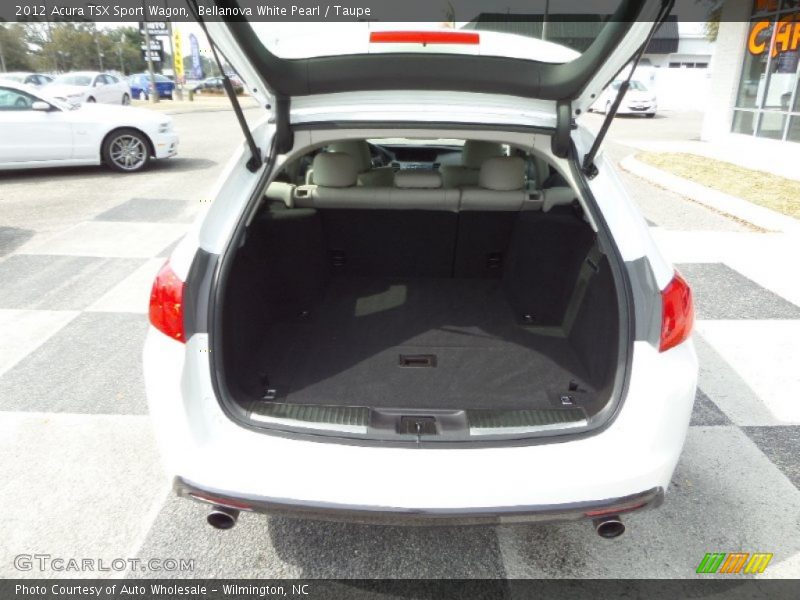 Bellanova White Pearl / Taupe 2012 Acura TSX Sport Wagon
