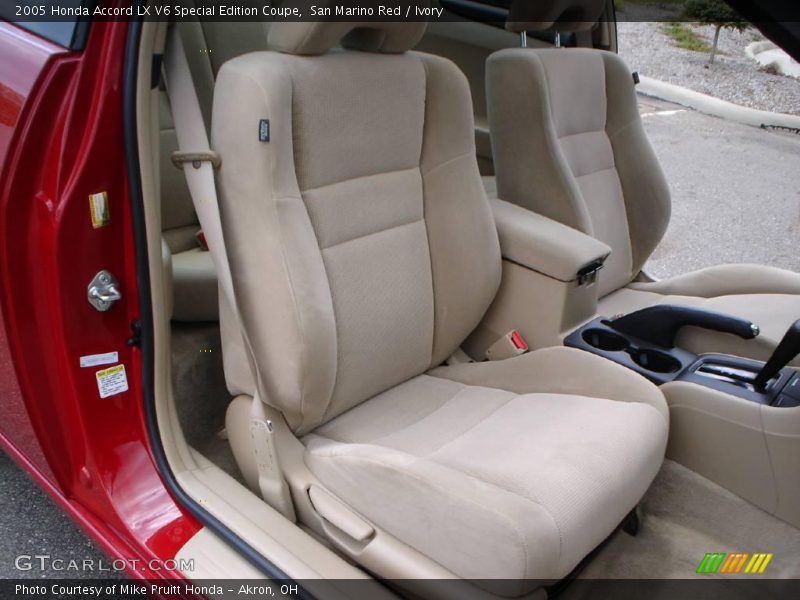 San Marino Red / Ivory 2005 Honda Accord LX V6 Special Edition Coupe