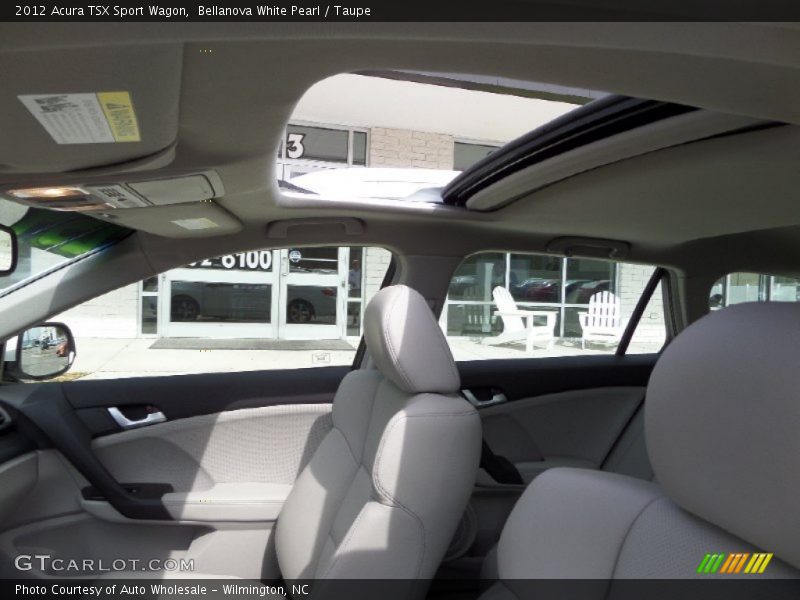Bellanova White Pearl / Taupe 2012 Acura TSX Sport Wagon