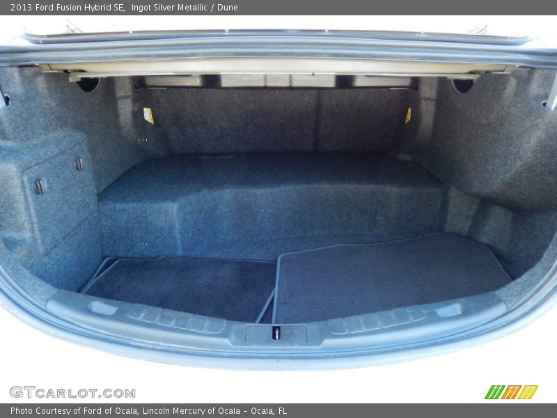 Ingot Silver Metallic / Dune 2013 Ford Fusion Hybrid SE