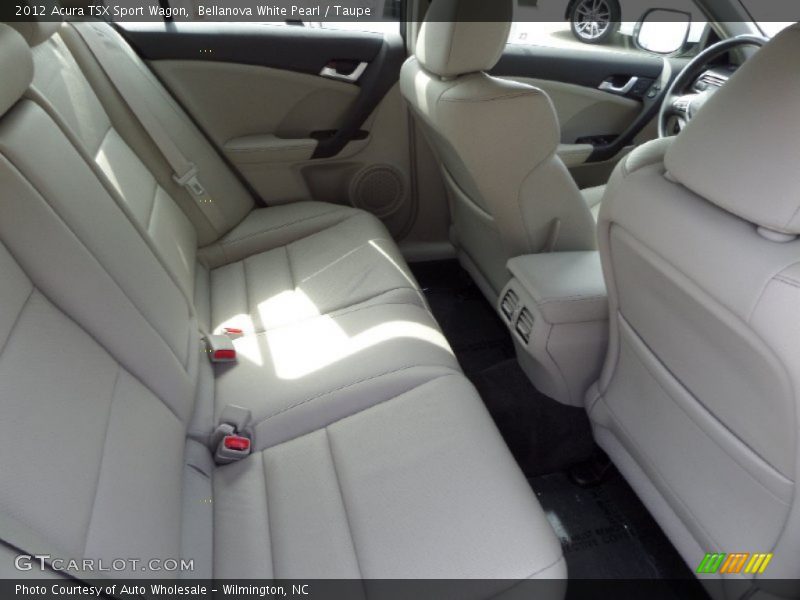 Bellanova White Pearl / Taupe 2012 Acura TSX Sport Wagon