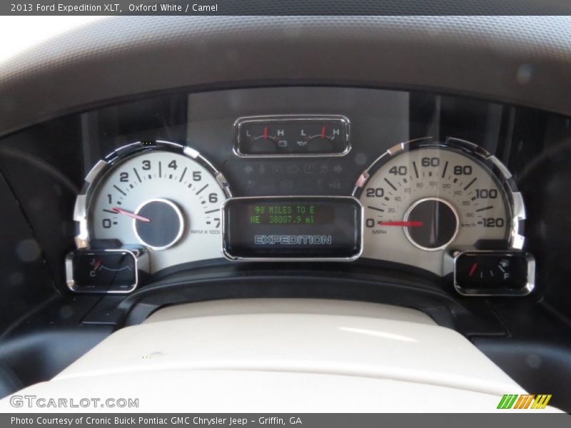 Oxford White / Camel 2013 Ford Expedition XLT