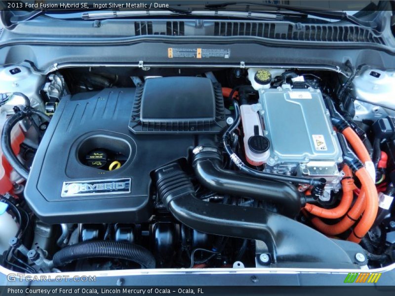 Ingot Silver Metallic / Dune 2013 Ford Fusion Hybrid SE