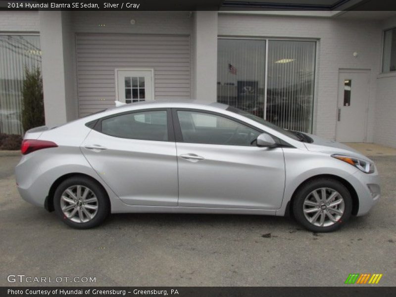 Silver / Gray 2014 Hyundai Elantra SE Sedan