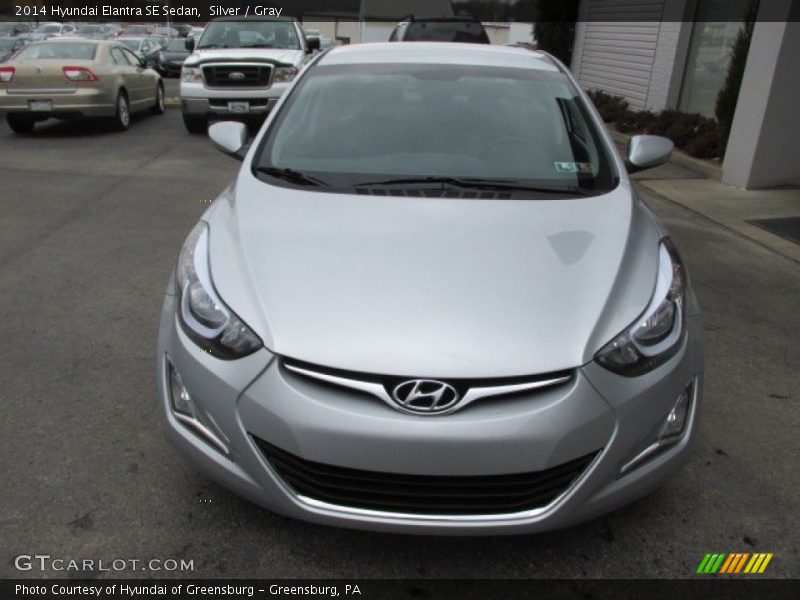 Silver / Gray 2014 Hyundai Elantra SE Sedan