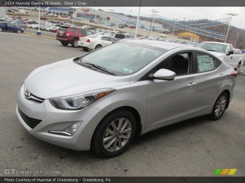 Silver / Gray 2014 Hyundai Elantra SE Sedan