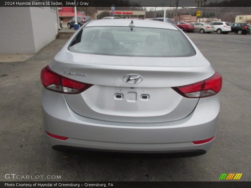 Silver / Gray 2014 Hyundai Elantra SE Sedan