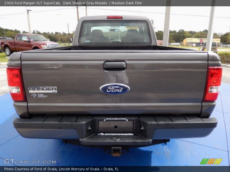 Dark Shadow Grey Metallic / Medium Dark Flint 2009 Ford Ranger XLT SuperCab