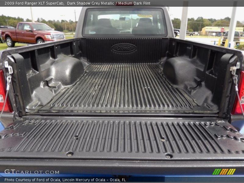 Dark Shadow Grey Metallic / Medium Dark Flint 2009 Ford Ranger XLT SuperCab
