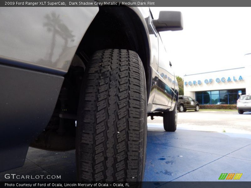 Dark Shadow Grey Metallic / Medium Dark Flint 2009 Ford Ranger XLT SuperCab