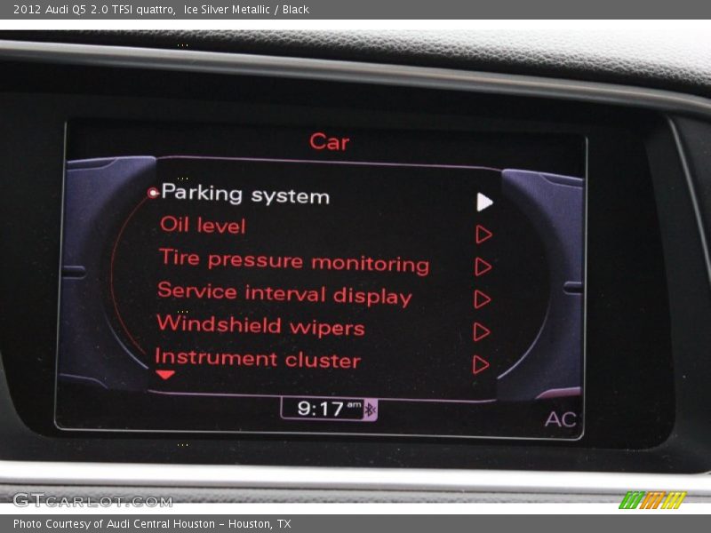 Ice Silver Metallic / Black 2012 Audi Q5 2.0 TFSI quattro