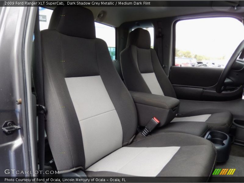 Dark Shadow Grey Metallic / Medium Dark Flint 2009 Ford Ranger XLT SuperCab