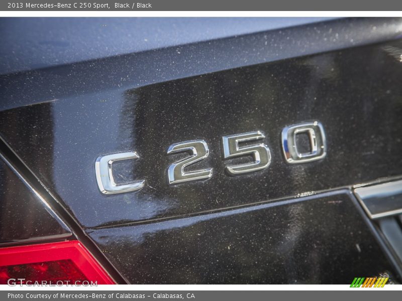 Black / Black 2013 Mercedes-Benz C 250 Sport