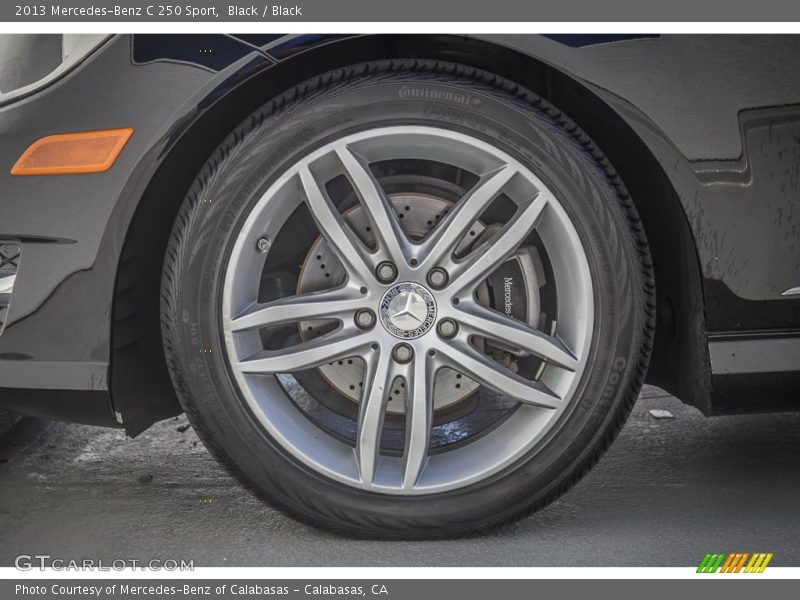 Black / Black 2013 Mercedes-Benz C 250 Sport