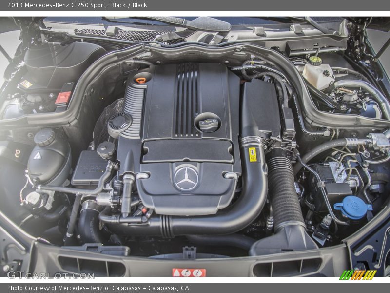 Black / Black 2013 Mercedes-Benz C 250 Sport