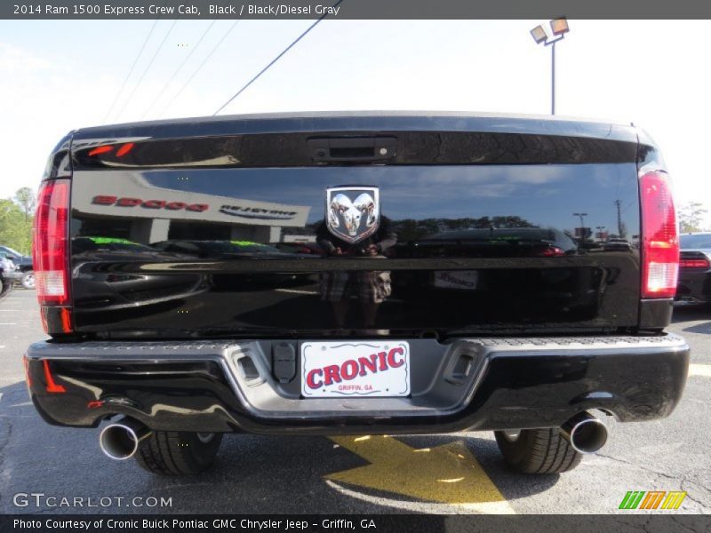 Black / Black/Diesel Gray 2014 Ram 1500 Express Crew Cab