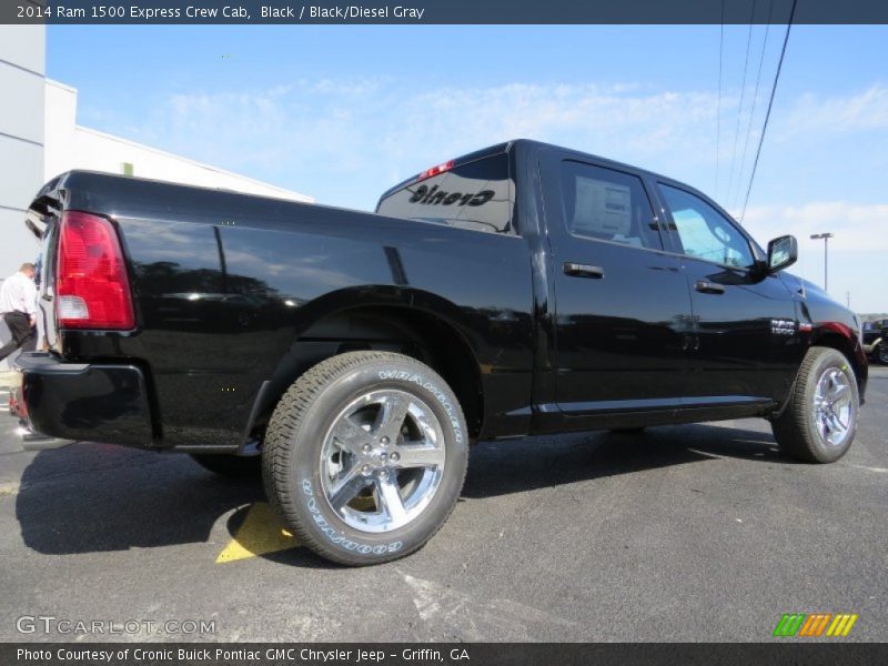 Black / Black/Diesel Gray 2014 Ram 1500 Express Crew Cab