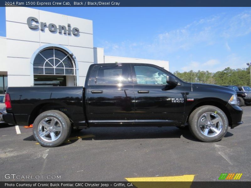 Black / Black/Diesel Gray 2014 Ram 1500 Express Crew Cab