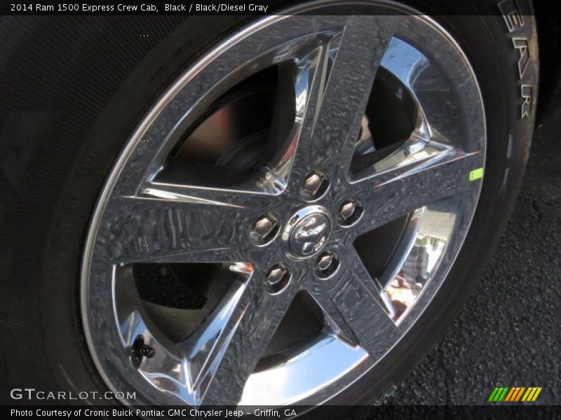 Black / Black/Diesel Gray 2014 Ram 1500 Express Crew Cab