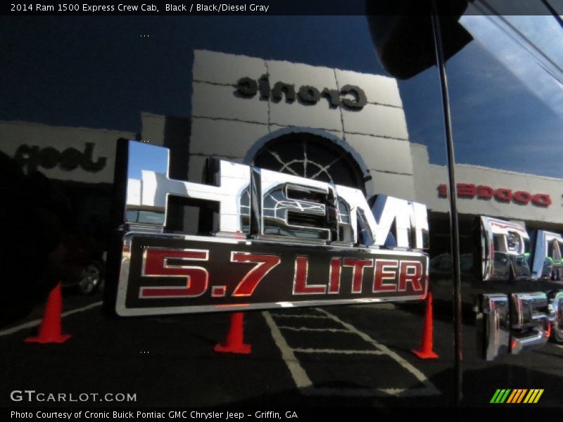Black / Black/Diesel Gray 2014 Ram 1500 Express Crew Cab
