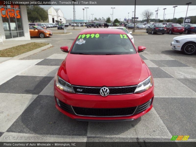 Tornado Red / Titan Black 2012 Volkswagen Jetta GLI Autobahn