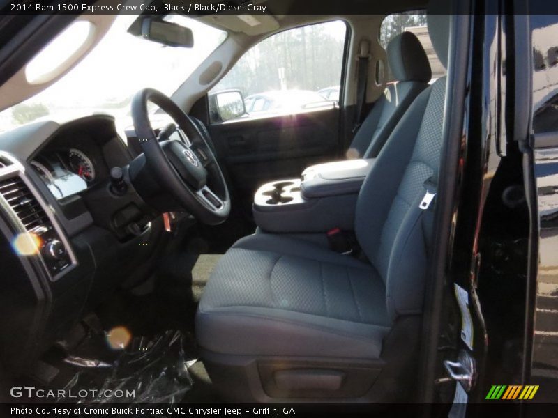 Black / Black/Diesel Gray 2014 Ram 1500 Express Crew Cab