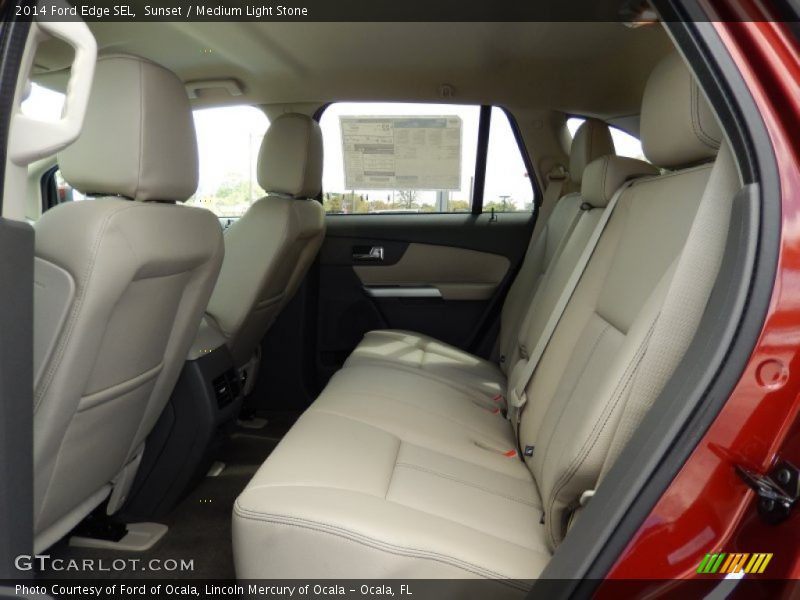 Sunset / Medium Light Stone 2014 Ford Edge SEL