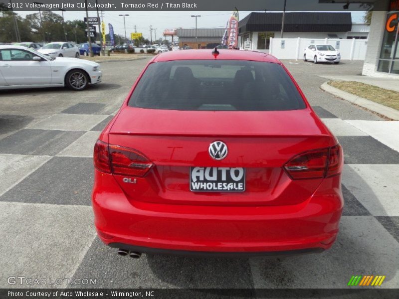 Tornado Red / Titan Black 2012 Volkswagen Jetta GLI Autobahn