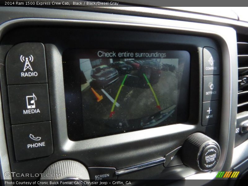 Black / Black/Diesel Gray 2014 Ram 1500 Express Crew Cab