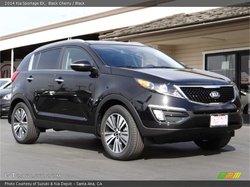 Black Cherry / Black 2014 Kia Sportage EX