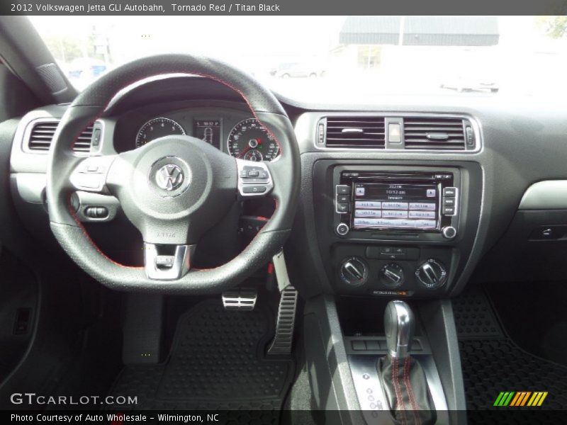 Tornado Red / Titan Black 2012 Volkswagen Jetta GLI Autobahn