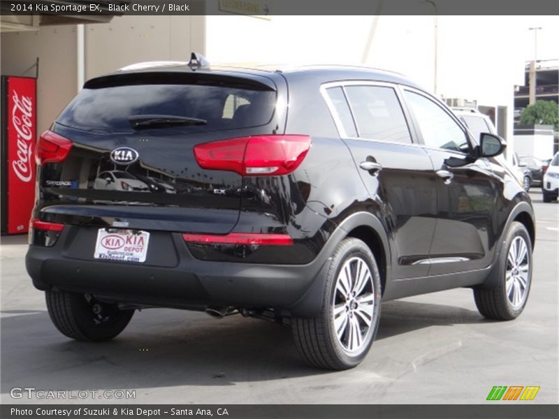 Black Cherry / Black 2014 Kia Sportage EX