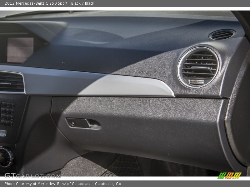 Black / Black 2013 Mercedes-Benz C 250 Sport