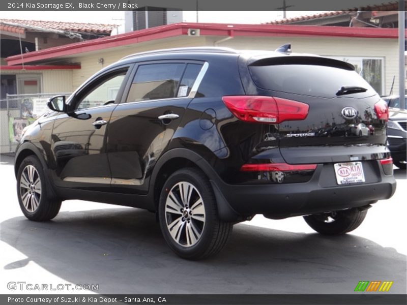 Black Cherry / Black 2014 Kia Sportage EX