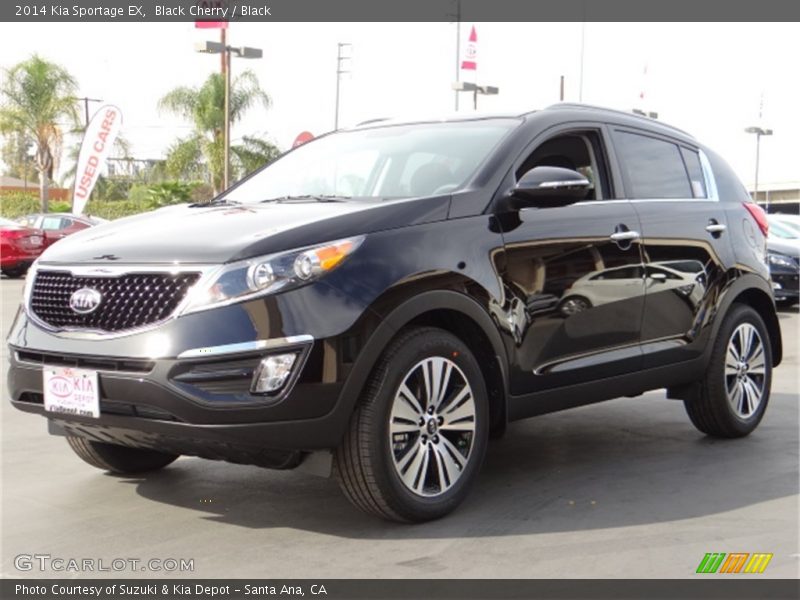 Black Cherry / Black 2014 Kia Sportage EX