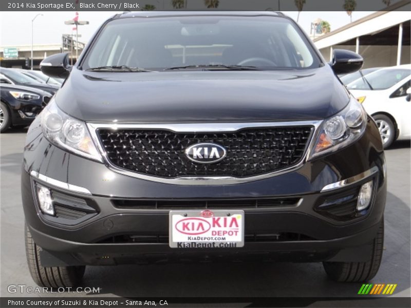 Black Cherry / Black 2014 Kia Sportage EX