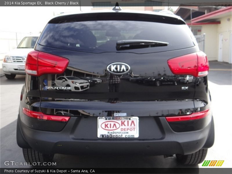 Black Cherry / Black 2014 Kia Sportage EX