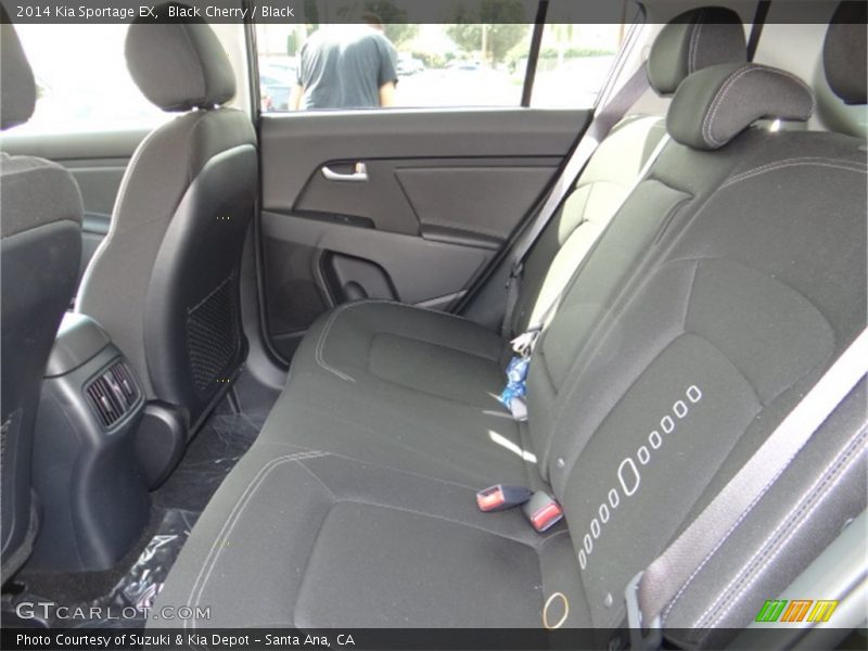 Black Cherry / Black 2014 Kia Sportage EX