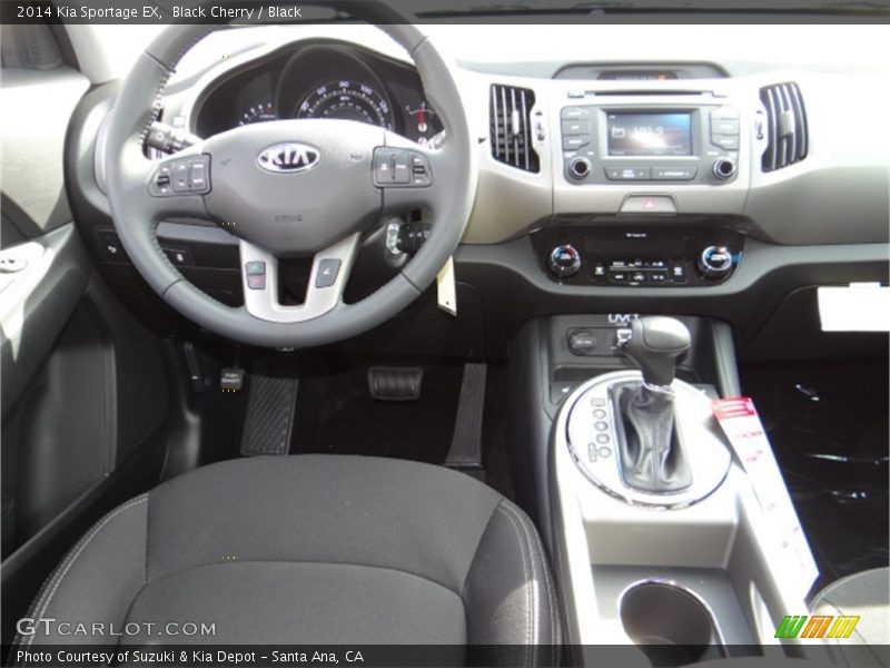 Black Cherry / Black 2014 Kia Sportage EX