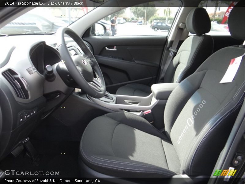 Black Cherry / Black 2014 Kia Sportage EX