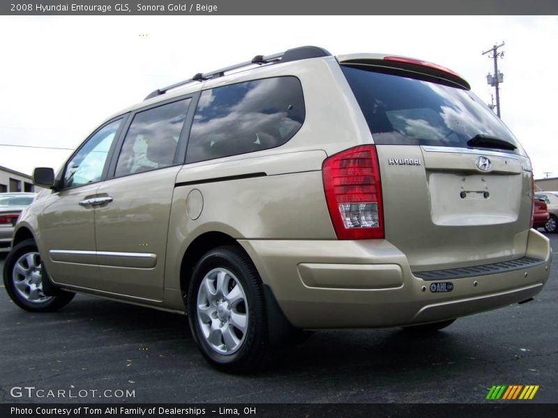 Sonora Gold / Beige 2008 Hyundai Entourage GLS