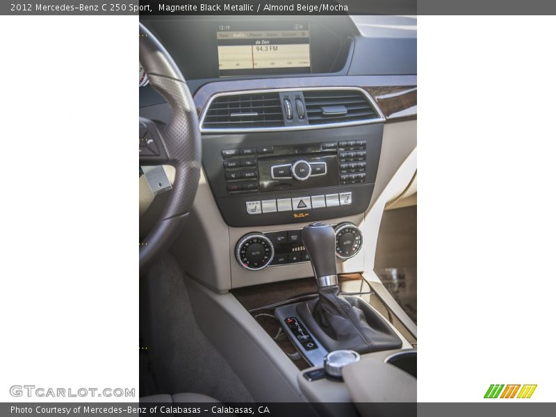 Magnetite Black Metallic / Almond Beige/Mocha 2012 Mercedes-Benz C 250 Sport