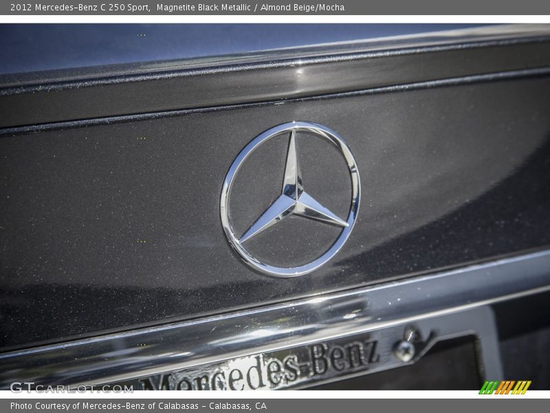 Magnetite Black Metallic / Almond Beige/Mocha 2012 Mercedes-Benz C 250 Sport