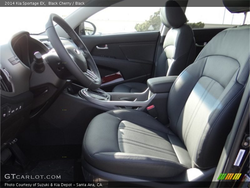 Front Seat of 2014 Sportage EX