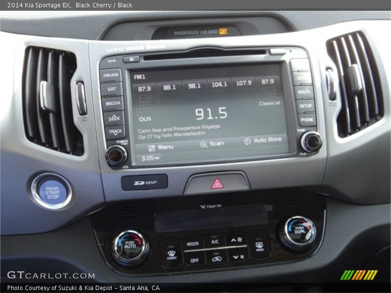 Controls of 2014 Sportage EX