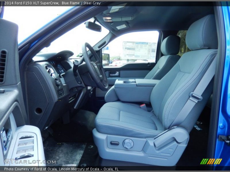  2014 F150 XLT SuperCrew Steel Grey Interior