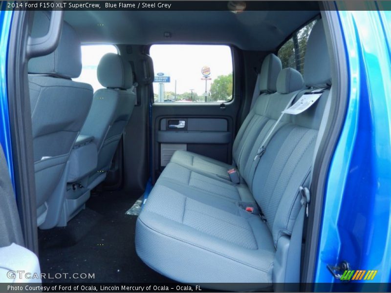Rear Seat of 2014 F150 XLT SuperCrew