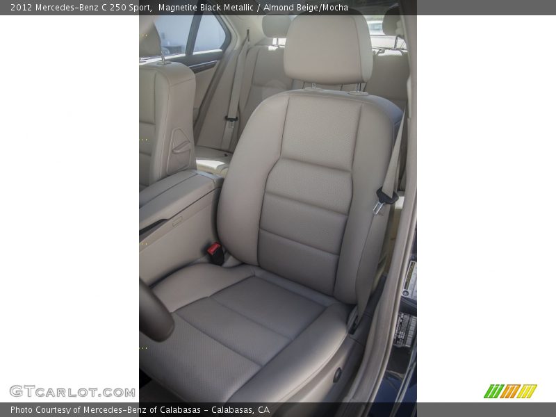 Magnetite Black Metallic / Almond Beige/Mocha 2012 Mercedes-Benz C 250 Sport