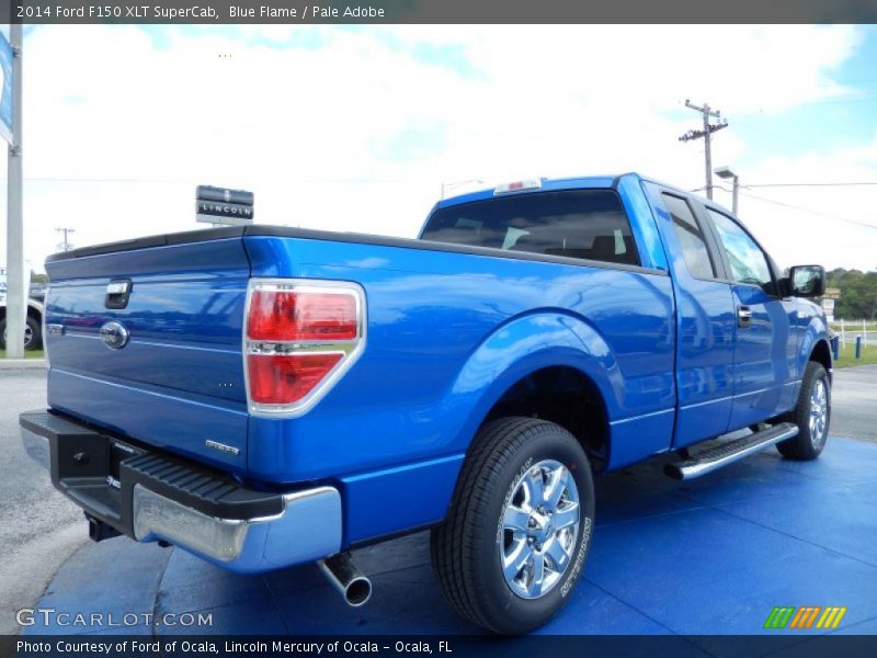 Blue Flame / Pale Adobe 2014 Ford F150 XLT SuperCab