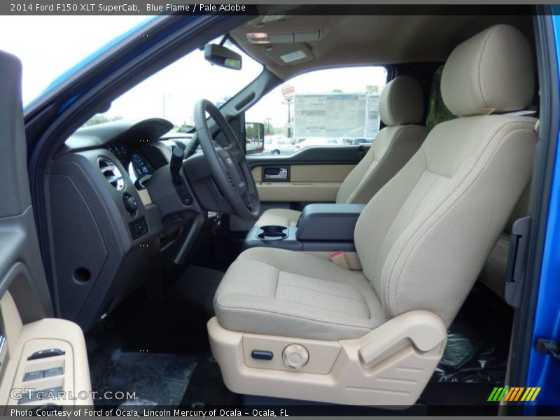 Blue Flame / Pale Adobe 2014 Ford F150 XLT SuperCab